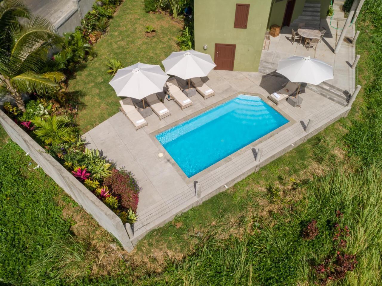Pagua Bay House - Oceanfront Cabana'S Marigot ภายนอก รูปภาพ