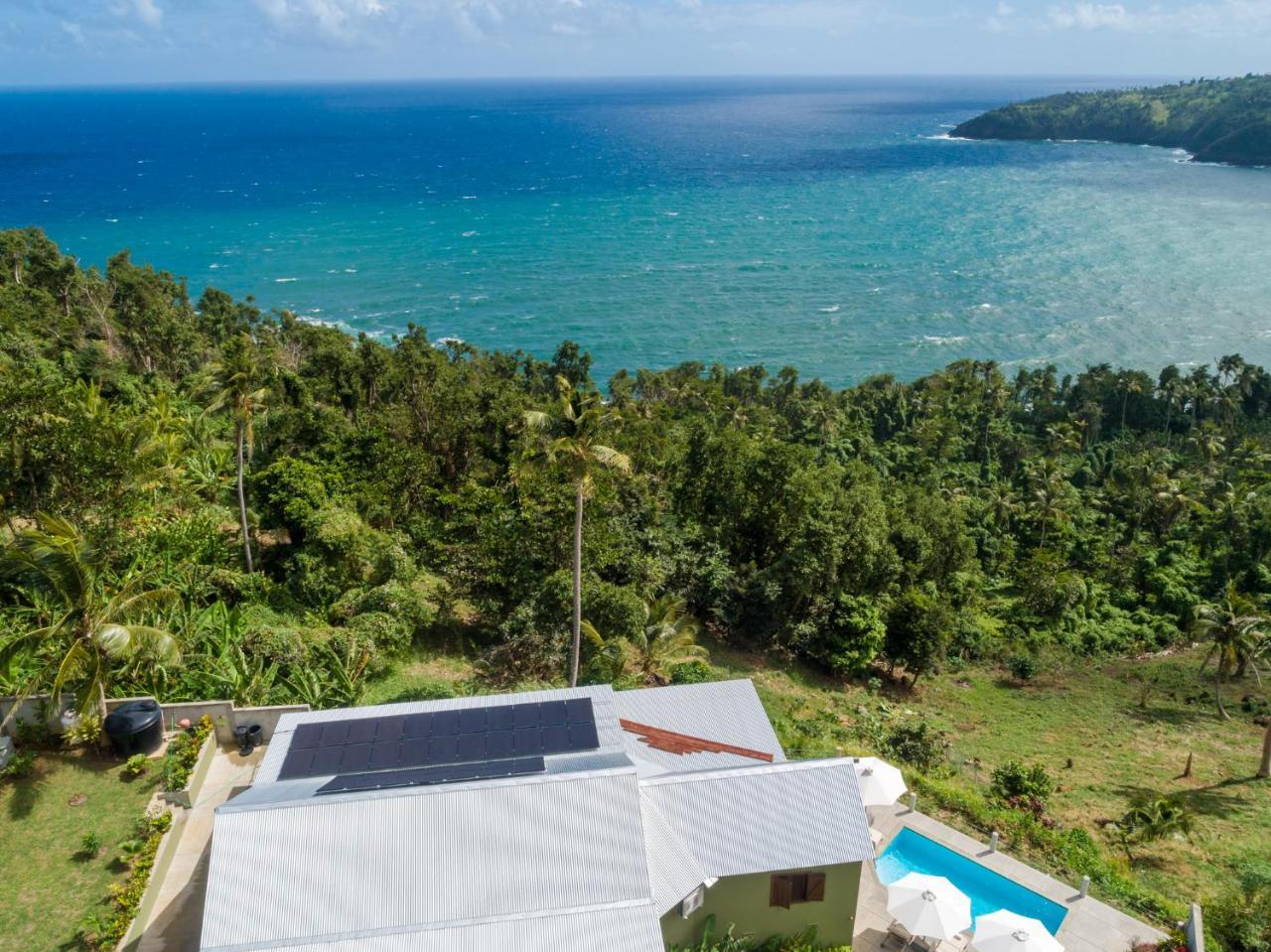 Pagua Bay House - Oceanfront Cabana'S Marigot ภายนอก รูปภาพ