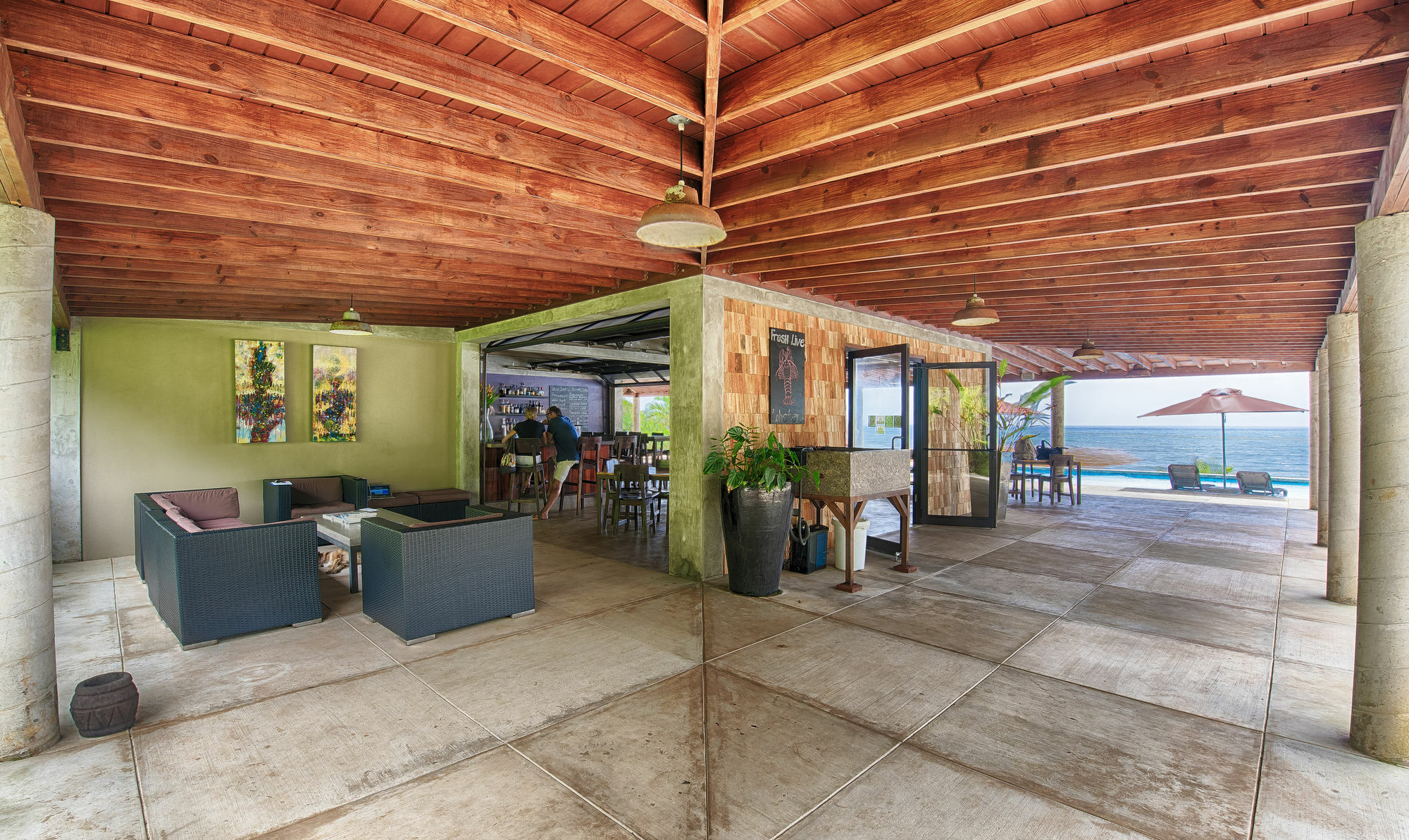 Pagua Bay House - Oceanfront Cabana'S Marigot ภายนอก รูปภาพ